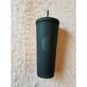 Starbucks Matte Dark Green Studded Venti Cold Cup Tumbler 24oz 2022